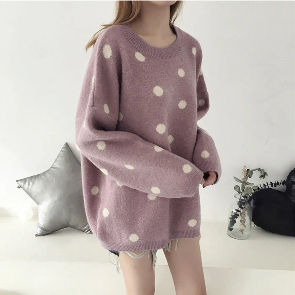 Park Point Pullover Sweater Female Spring And Autumn Loose Tide Wave Bottoming Shirt | Женская одежда