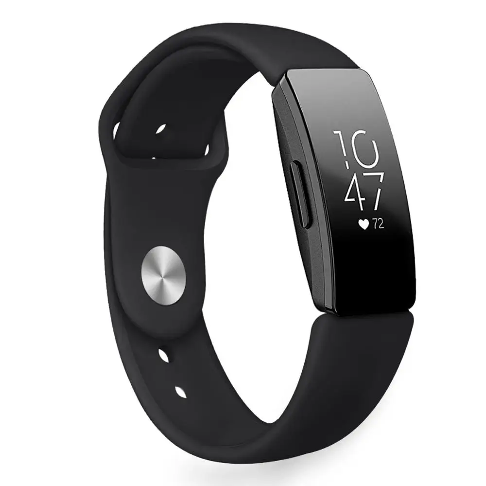 Силиконовые ТПУ ремни для Fitbit Inspire HR Band смарт часы Браслет аксессуары спортивные