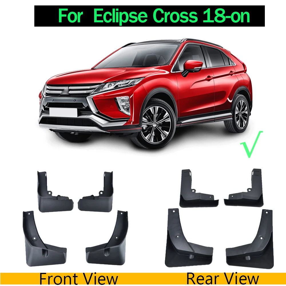 Автомобильные Брызговики XUKEY для Mitsubishi Lancer ASX Outlander Sport Eclipse Cross Брызговики - Цвет: Eclipse Cross 18-on