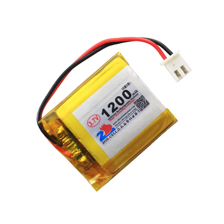 В 3,7В 603035*2 говорящая точка чтения машины 1200mAh литиево-полимерная батарея 903035 903033 Перезаряжаемая Li-ion-аккумуляторная ячейка.