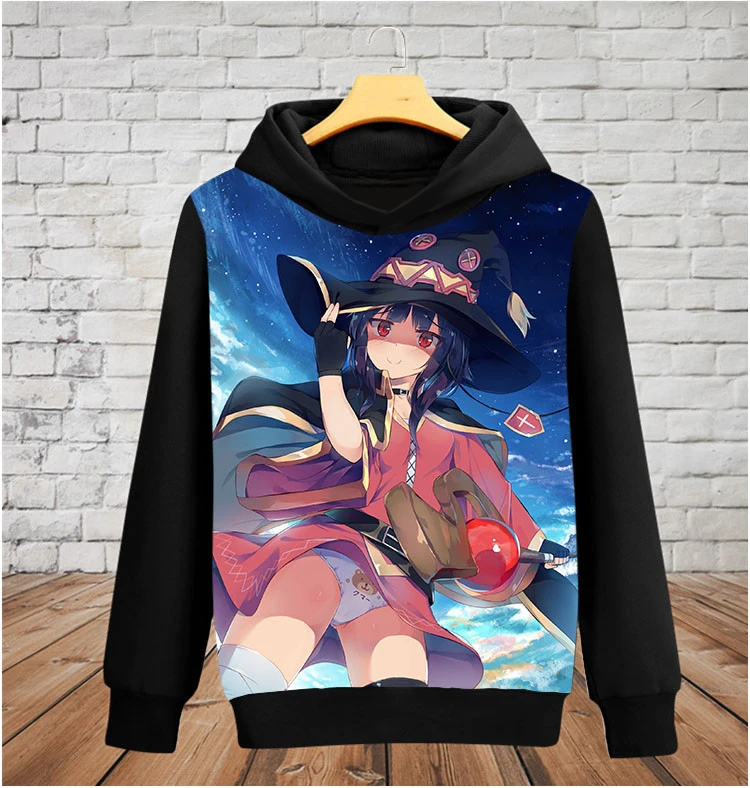 Толстовка kono subarashii sekai ni shukufuku wo megumin Аниме Косплей Костюм Пальто модная мужская