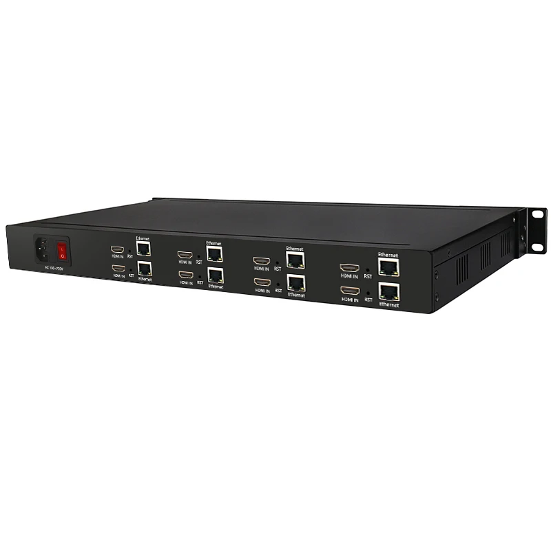 8-канальный сетевой видеорегистратор MPEG-4 HEVC H.265 / H.264 HDMI к HTTP RTMP RTSP UDP ONVIF потокового