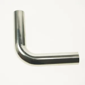 Санитарный фитинг OD 304 из нержавеющей стали с углом 90 градусов, фитинг для стыковой трубы, прямая длина трубы 100 мм, 45 мм