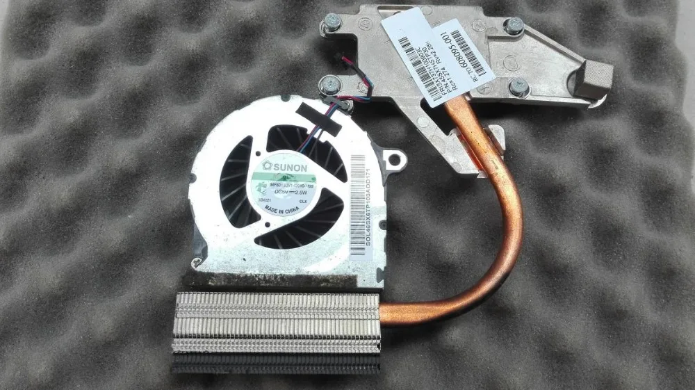 Новый кулер для HP Probook 4325S 4425S CPU Охлаждающий радиатор с вентилятором 608095-001 615576-001
