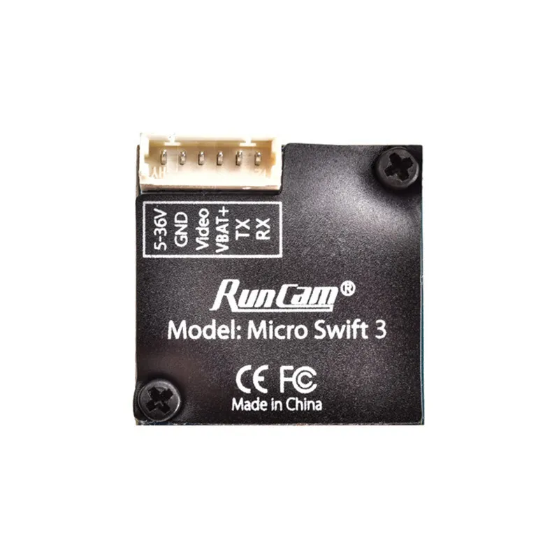 RunCam Micro Swift 3 600TVL M12 объектив CCD FPV 2 1 мм камера PAL / NTSC Встроенный пульт