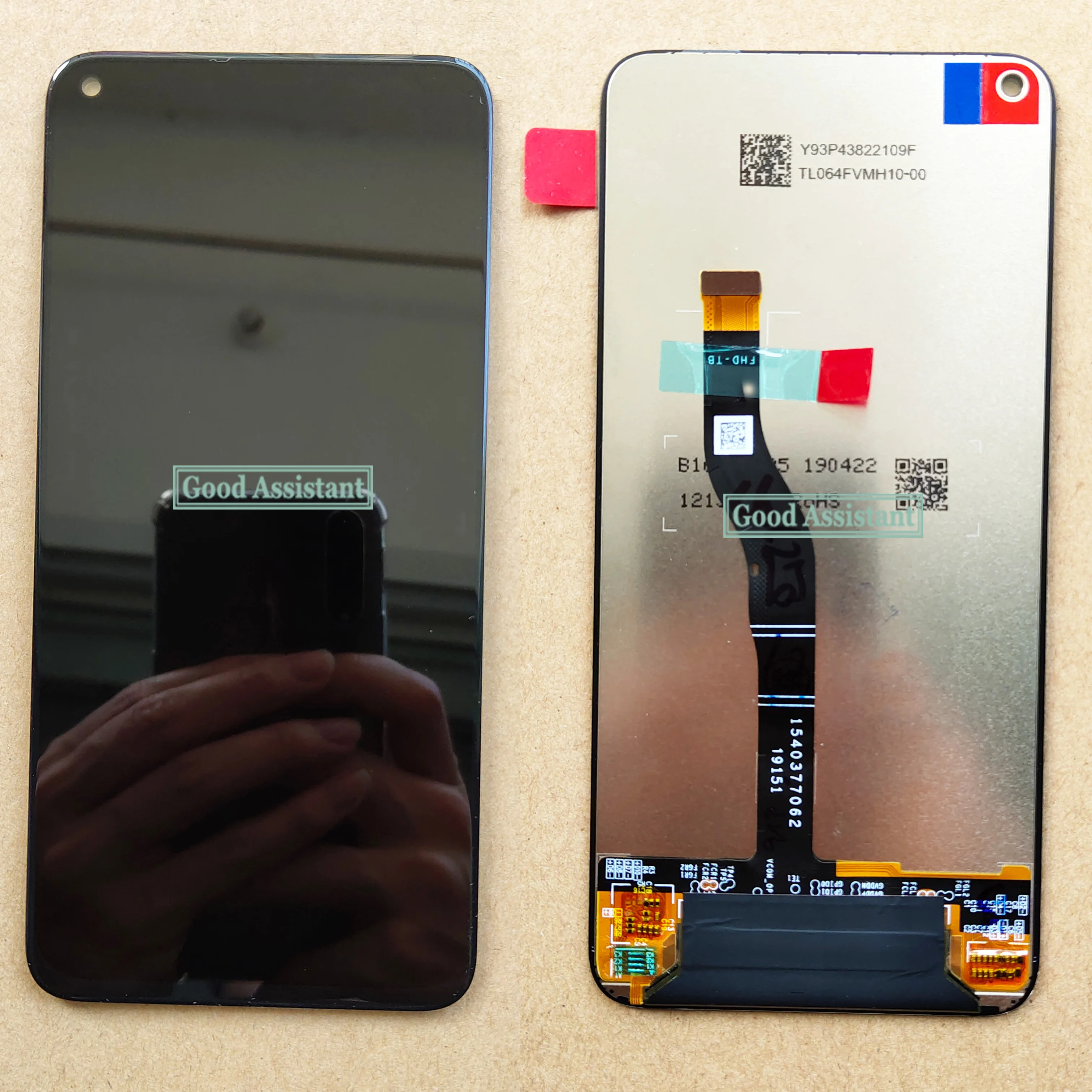Оригинальный черный 6 4 дюймов 100% протестирован для Huawei Nova Nova4 Полный ЖК дисплей