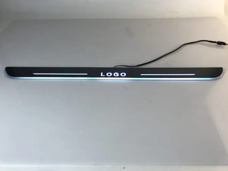 

Osmrk led moving door scuff dynamic light plate sill overlays linings Nerf Bars & Running Boards, 2pcs for front door
