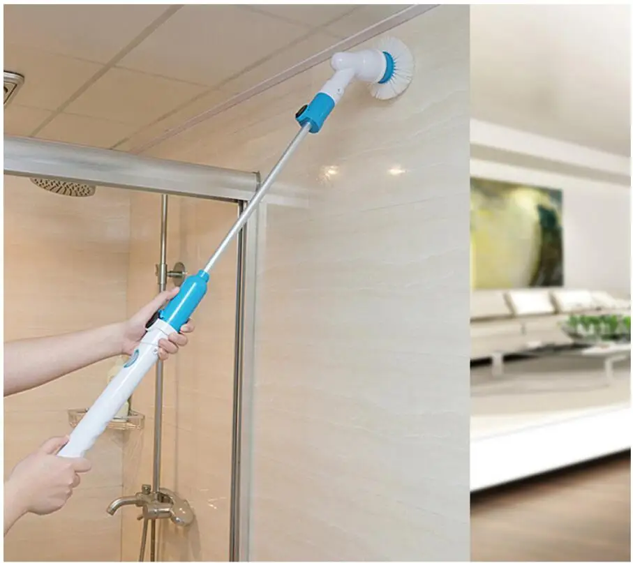 2017 Мощный Очиститель для ванной плитки пола щетка швабры скрабы очистки отжима