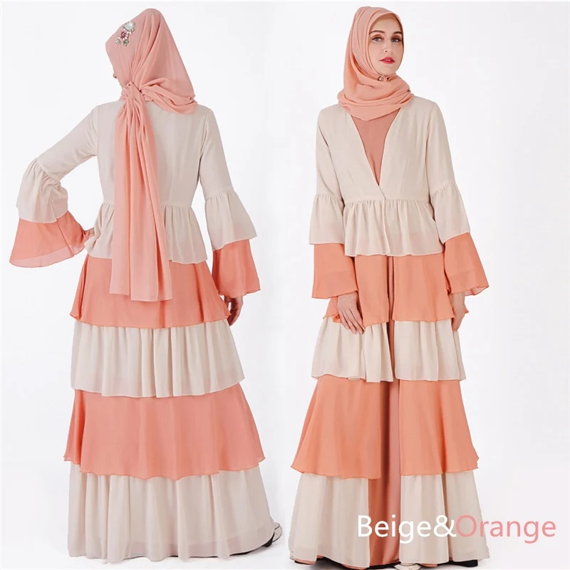 Abaya Kaftan повседневное удобное шифоновое турецкое abaya bu tang Banjul melayu кимоно стиль Макси платье Абая Быстрая