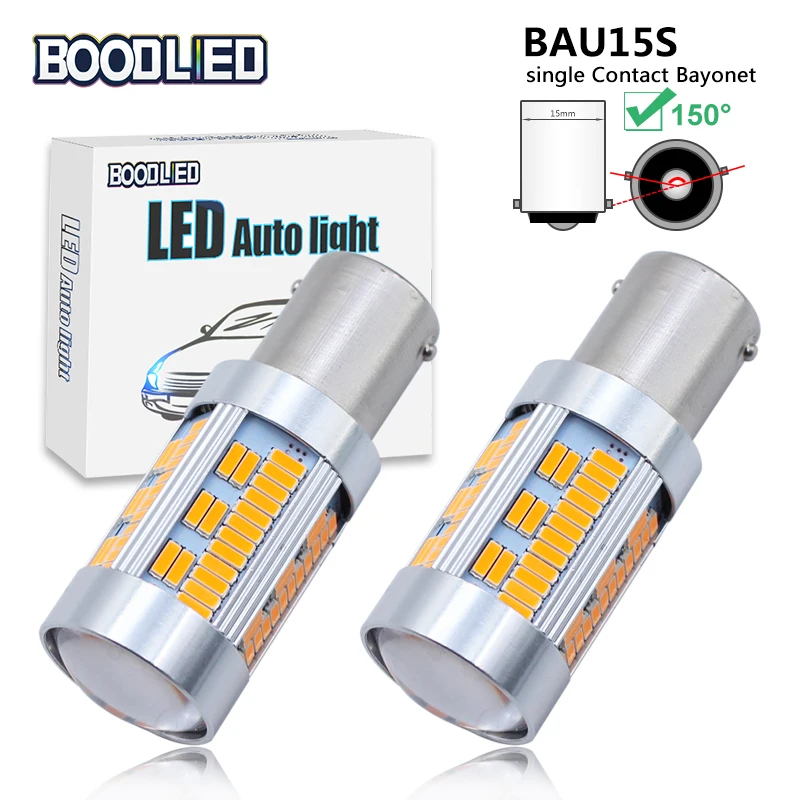 S O.K 2шт 1156 BAU15S PY21W светодиодный 4014 SMD 105 Янтарный Желтый для авто автомобиля