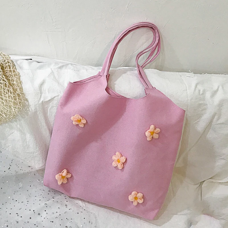 Сумка на плечо с принтом маргариток повседневная сумка для путешествий большая