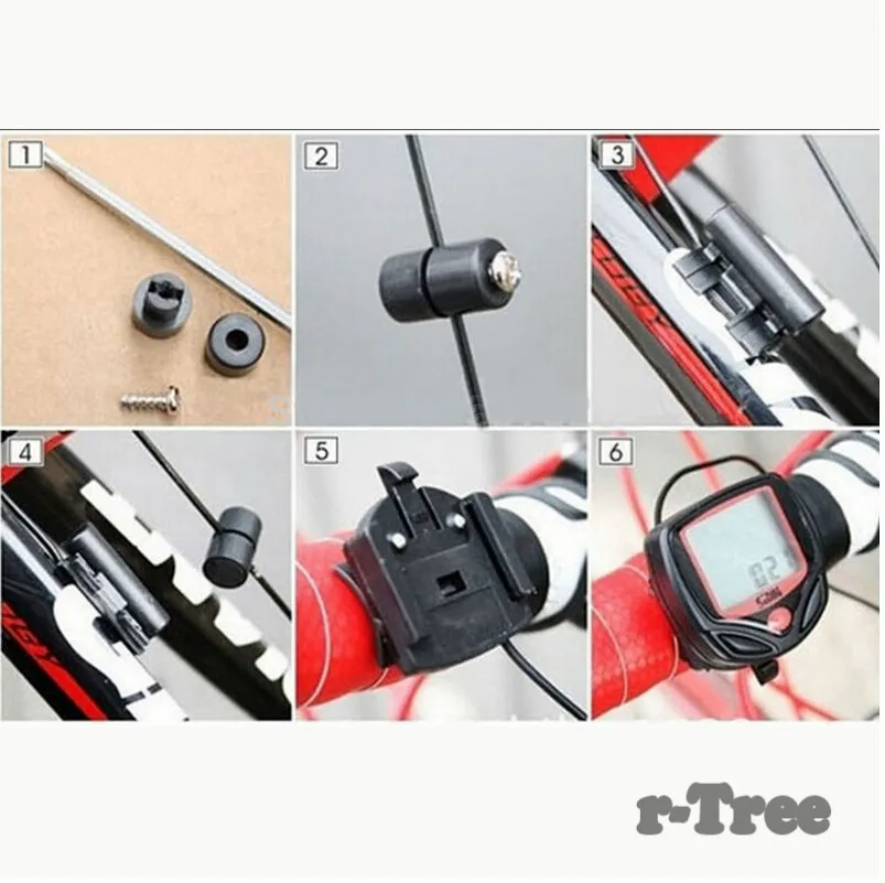 Bike Computer S548B Waterproof LCD Bicycle Display Odometer Speedometer 14 Functions odometer stopwatch BCP0101 | Спорт и