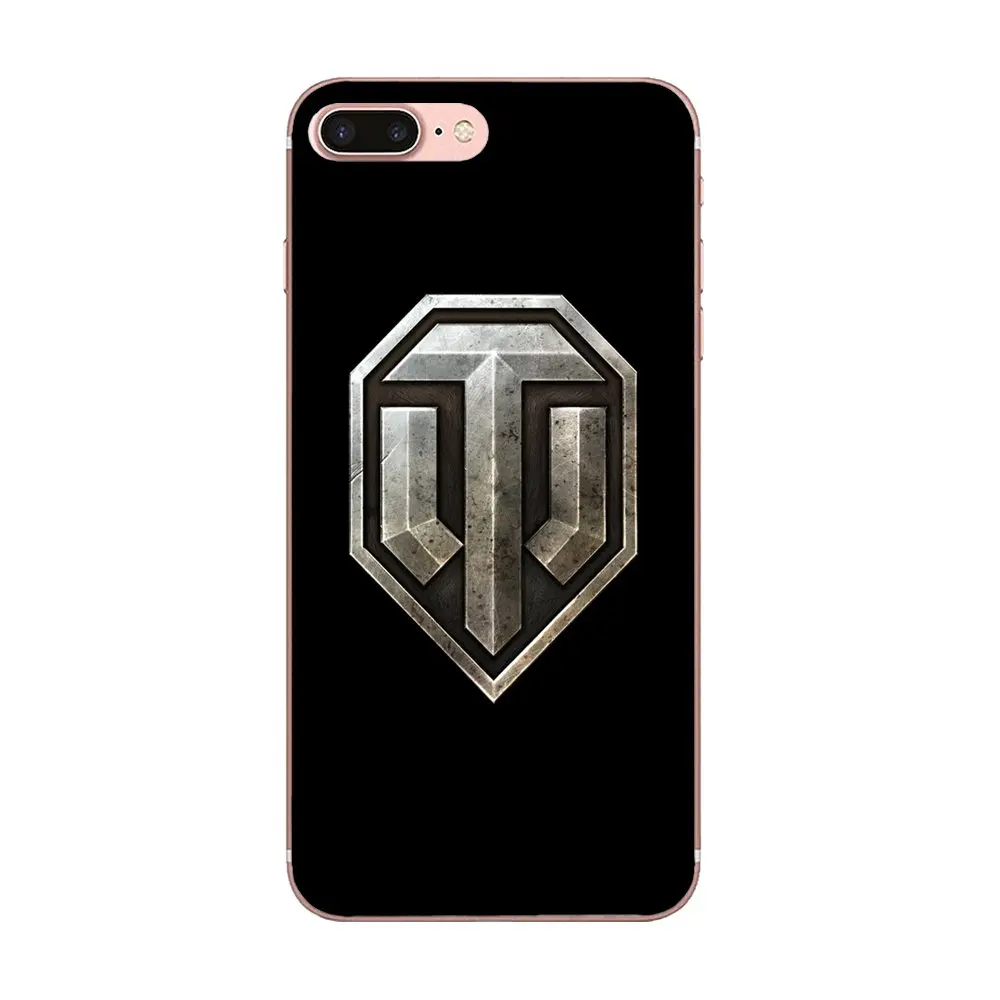 Мягкий резиновый чехол для телефона World Of Tanks черный Samsung Galaxy Note 5 8 9 S3 S4 S5 S6 S7 S8 S9 S10