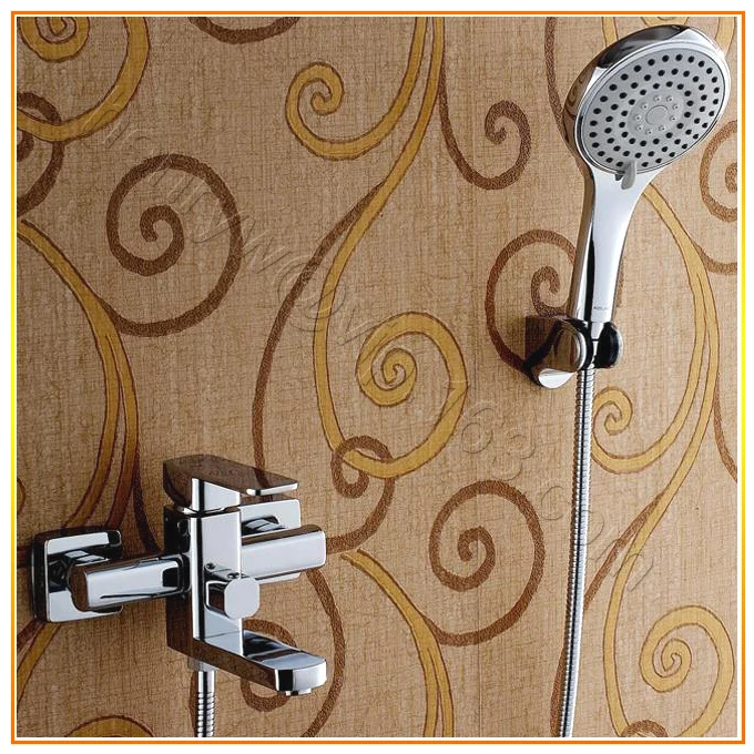 

X8232BS-роскошный настенный хромированный латунный материал смесителя для душа