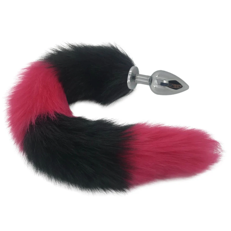3 Size Anal Plug Fox Tail Stainless Steel Booty Beads Butt Sex Toys for Men Women Masturbation Device H8-187B | Красота и здоровье
