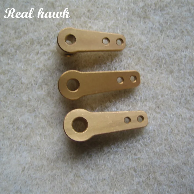 

4 pcs/lot Single metal steering arm drive arm DIY RC toy model steering gear control arm crank eccentric wheel crank link