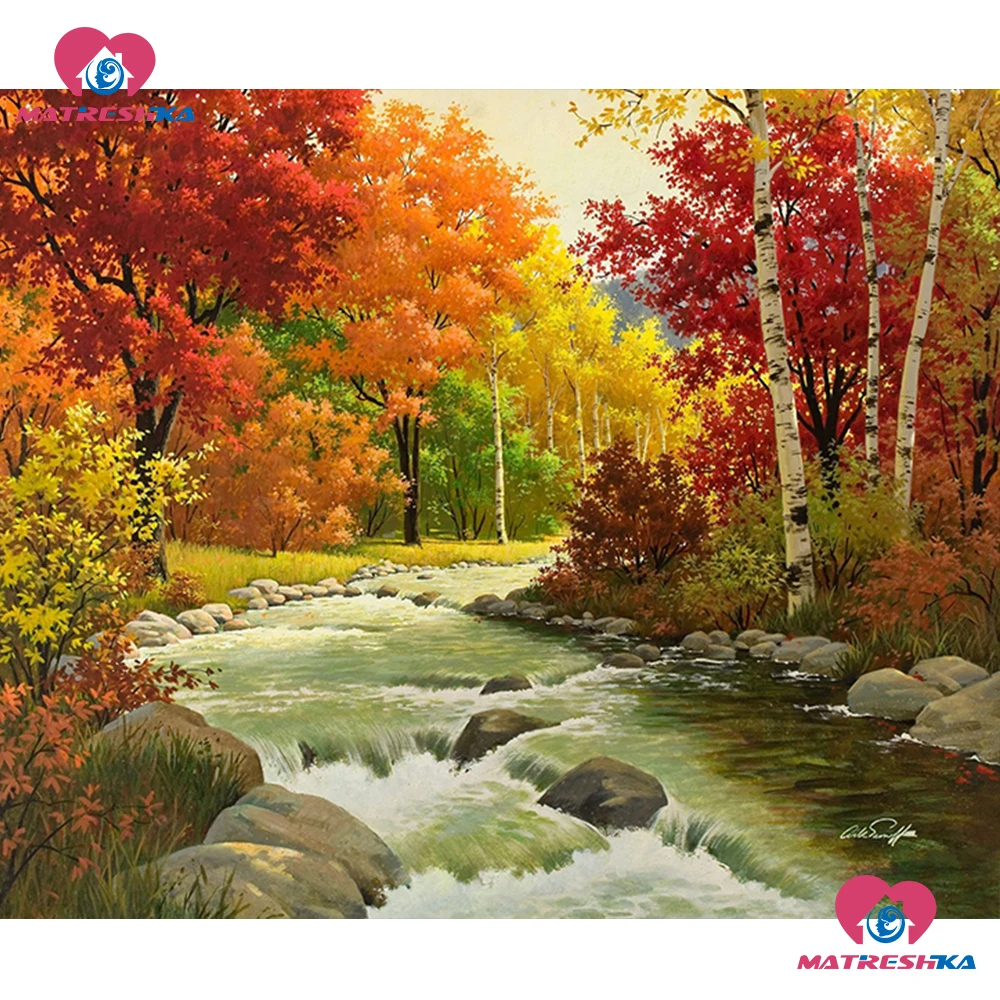Алмазная вышивка на весь экран пейзаж 5d алмазная живопись полная выкладка