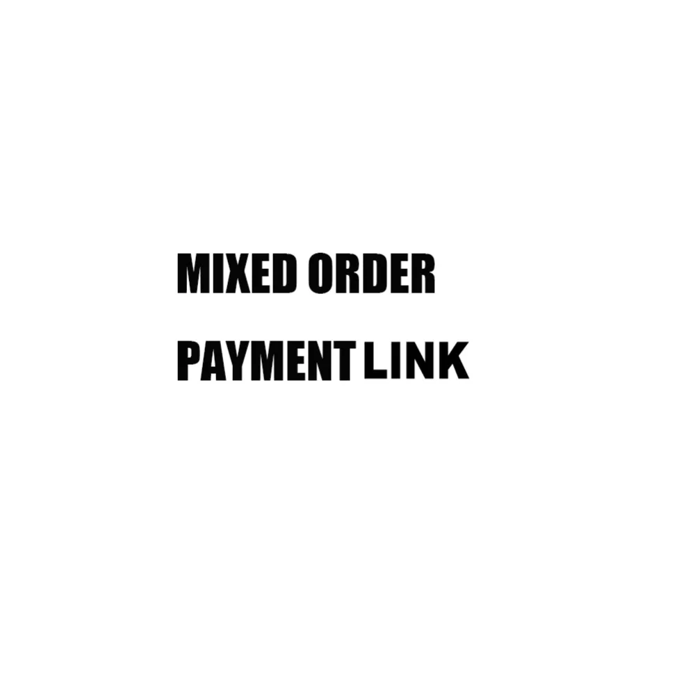 

payment link for customised order via AE-standard shipping