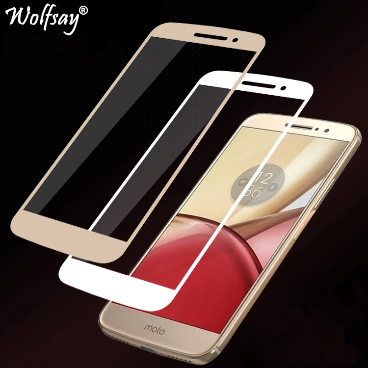 2 шт. закаленное стекло Wolfsay для Motorola Moto M XT1663 защитная пленка защиты экрана от