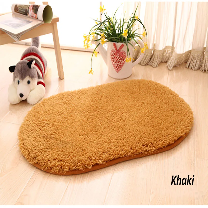 1 шт. бесплатная доставка Овальный Домашний напольный коврик для гостиной