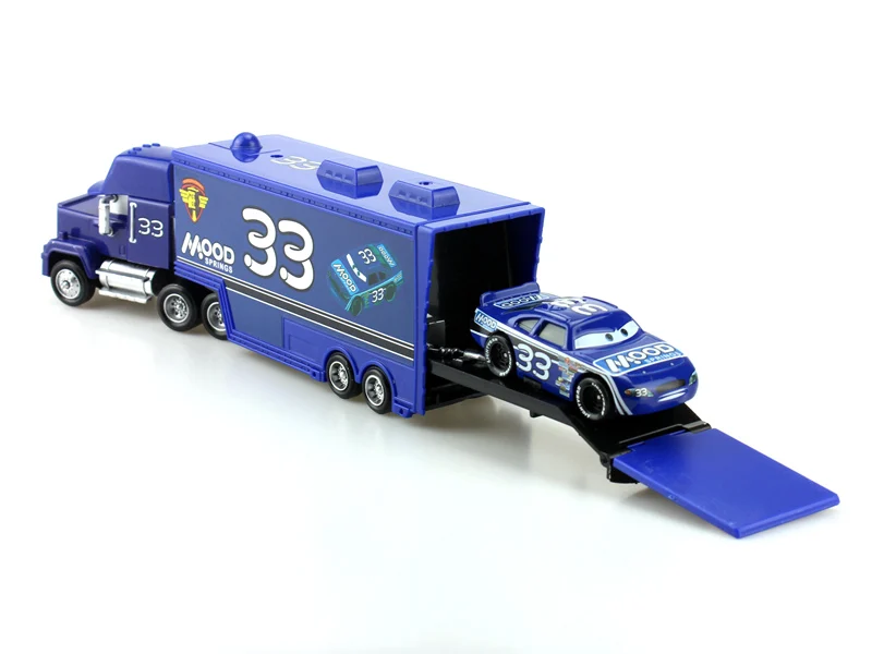 Автомобили disney Pixar 27 стилей Mack Truck+ маленький автомобиль McQueen Jackson Storm 1:55 литой под давлением металлический сплав и пластик Модель автомобиля игрушки подарок