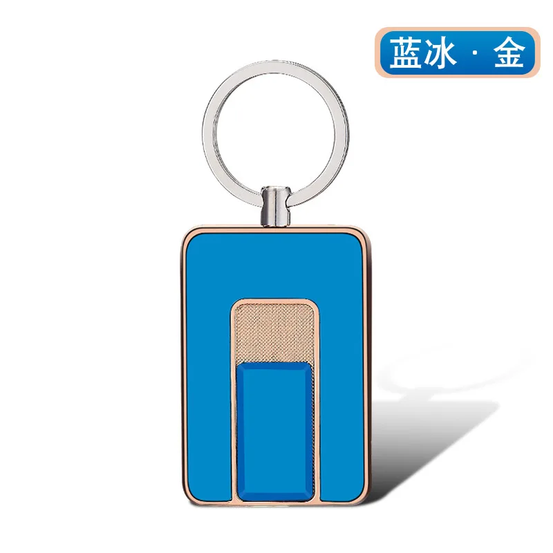 3 USB зарядка Металлическая Зажигалка Выдвижной креативный электронагревательный провод Прикуриватель ветрозащитный брелок личность подарок для человека - Цвет: 3