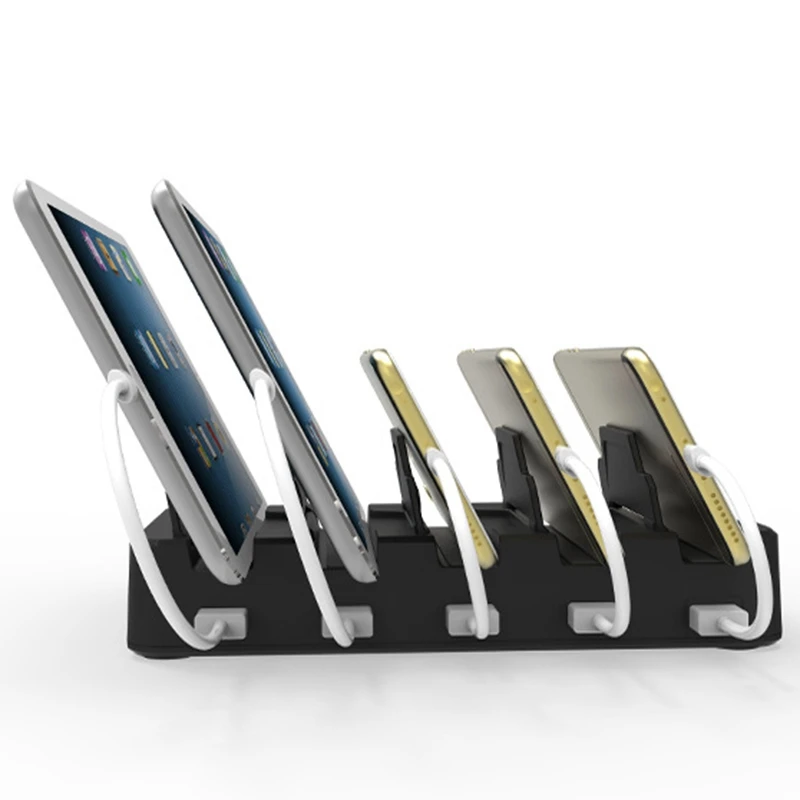 Складное 5 портовое Usb зарядное устройство для дома отеля кронштейн станция