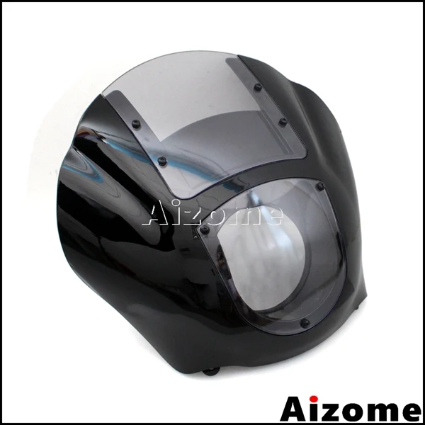 Фара мотоцикла обтекатель для Harley XL XLH 1200 Железный 883 XL883N FXR FXD Dyna Sportster налобный фонарь четверть обтекателя