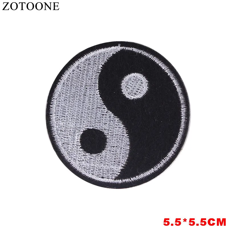 6 ZOTOONE инопланетянин Байкер железные нашивки для одежды наклейки аппликация Diy странные вещи Единорог Вышивка патч полосатая одежда - Цвет: 6