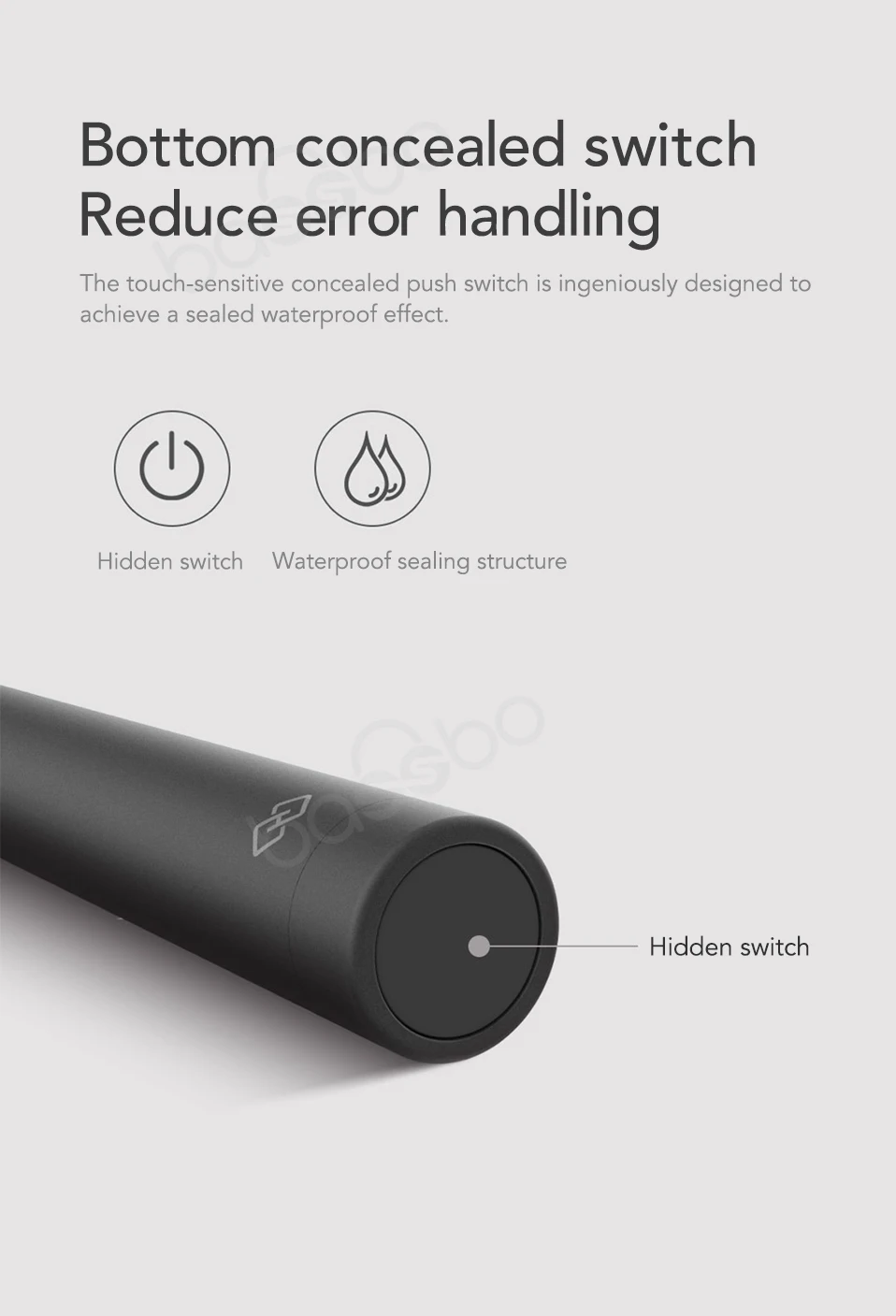 Xiaomi Мини-машинка тример для носа и ушей HN1 острое лезвие для мытья тела Портативный минималистский дизайн безопасный обрезать волосы, нос для Семья ежедневно Применение