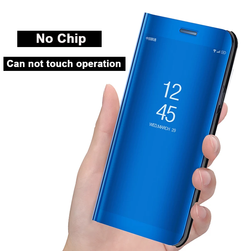 Luxury Mirror Case For Xiaomi Redmi 4X 4A 5 Plus Smart View Flip Cases Mi 8 6 Pro 6A S2 360 Full Cover Coque |
