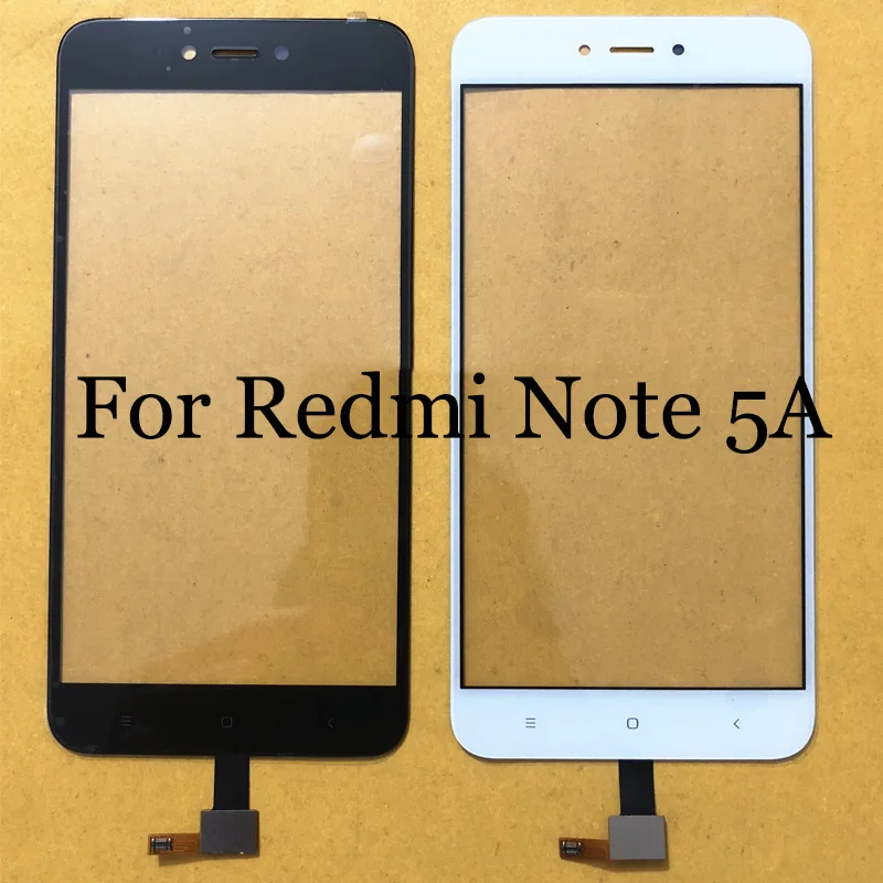 Дигитайзер сенсорного экрана для xiaomi redmi note 5A стеклянная панель с гибким кабелем 5