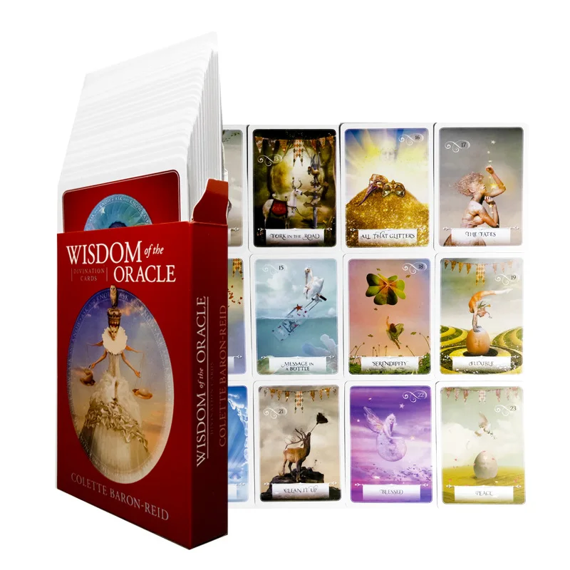 Wisdom oracle cards 52 карты/набор английских карт Фортуны Таро игра гадание настольная