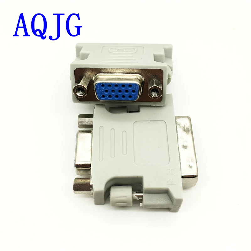 Адаптер DVI 24 + 1 штекер на гнездо VGA 15-контактный преобразователь HDMI в ATI адаптер AQJG