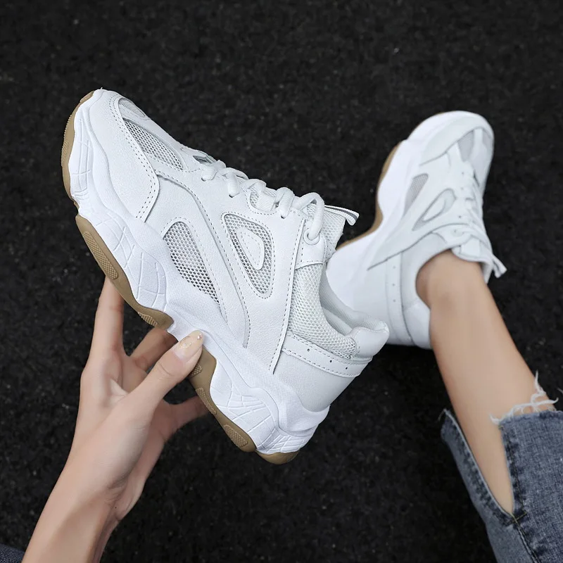 Women Chunky Sneakers 2019 Summer Fashion Platform Mesh Shoes Lace Up Vulcanize Womens Female Trainers Casual | Обувь