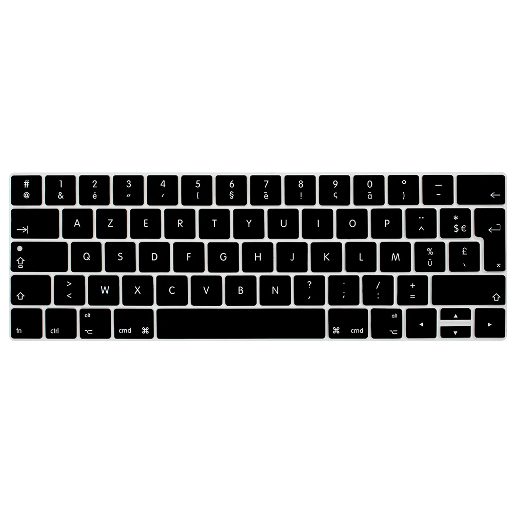 Чехол для клавиатуры с французской раскладкой Защитная пленка macbook touchbar 13 &quot15&quot
