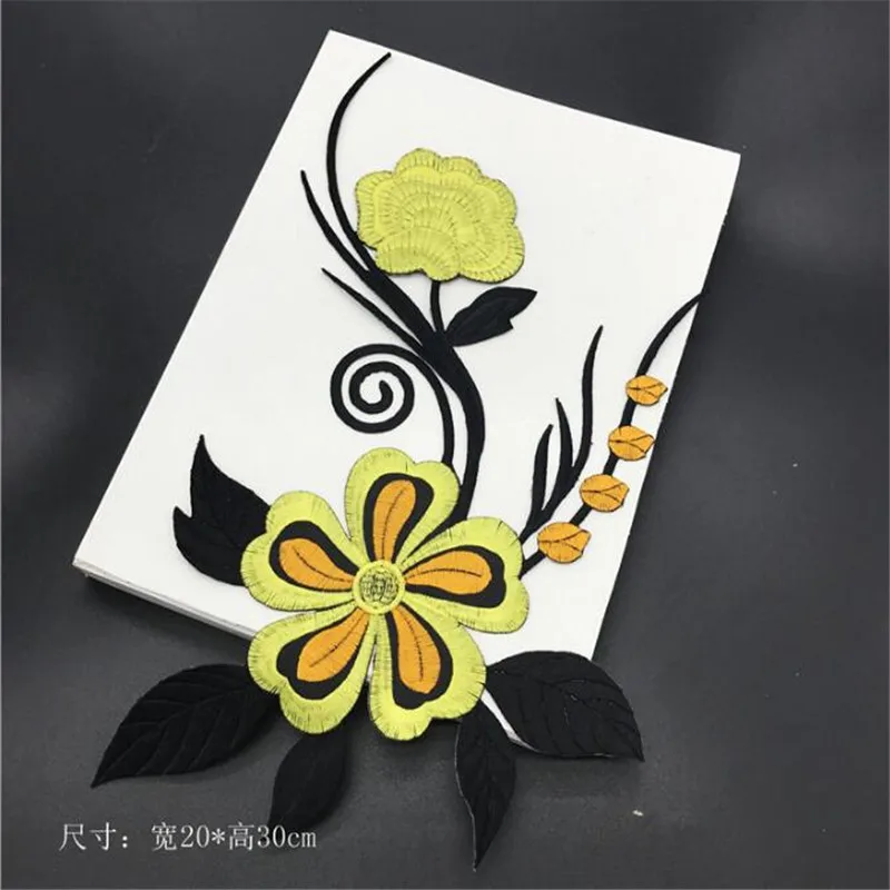 1 шт. цветок Cheongsam аппликация Одежда Вышивка патч ткань наклейка Железо на ремесло