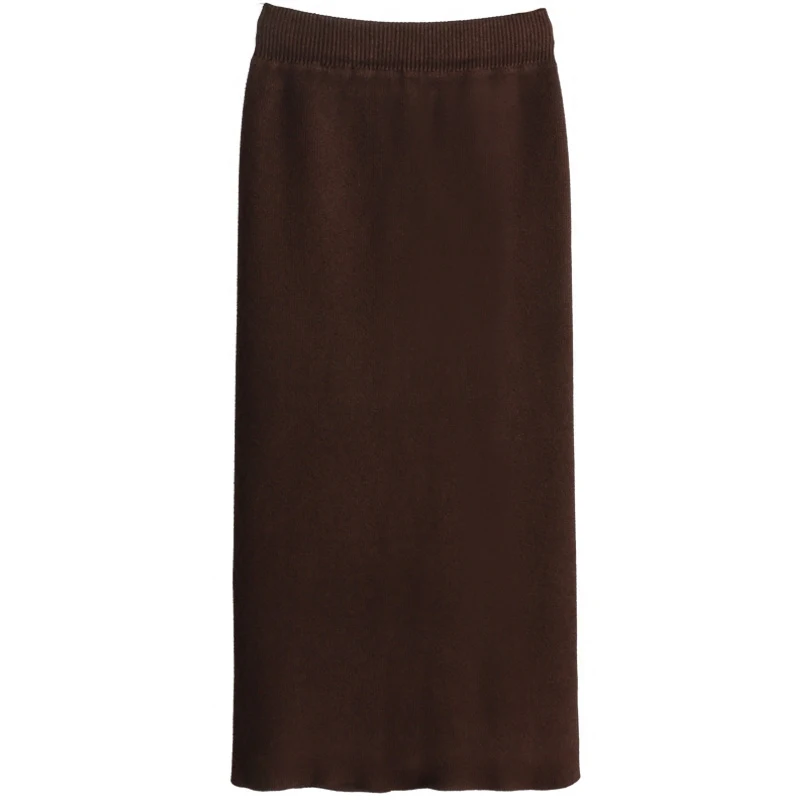 Женская юбка карандаш с разрезом до середины икры|Женские юбки| |