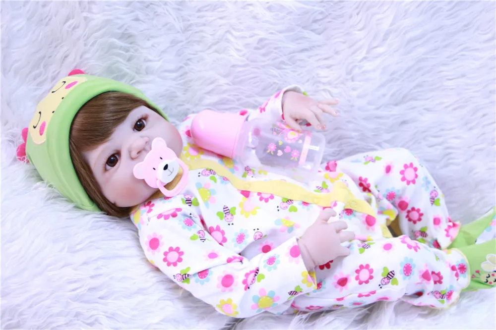 Boneca reborn npk Dolls полностью силиконовая кукла baby girl Кукла Bebes realista детский подарок
