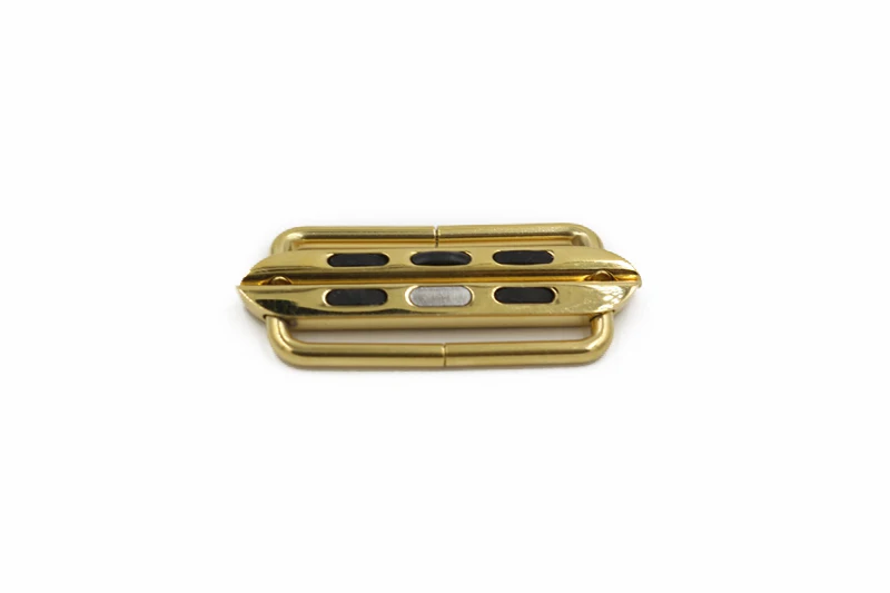 Gold URVOI 1 пара бесшовный адаптер/Разъем для apple watch series 3 2 1 sport standard edition переходник для iwatch - Цвет ремешка: Gold