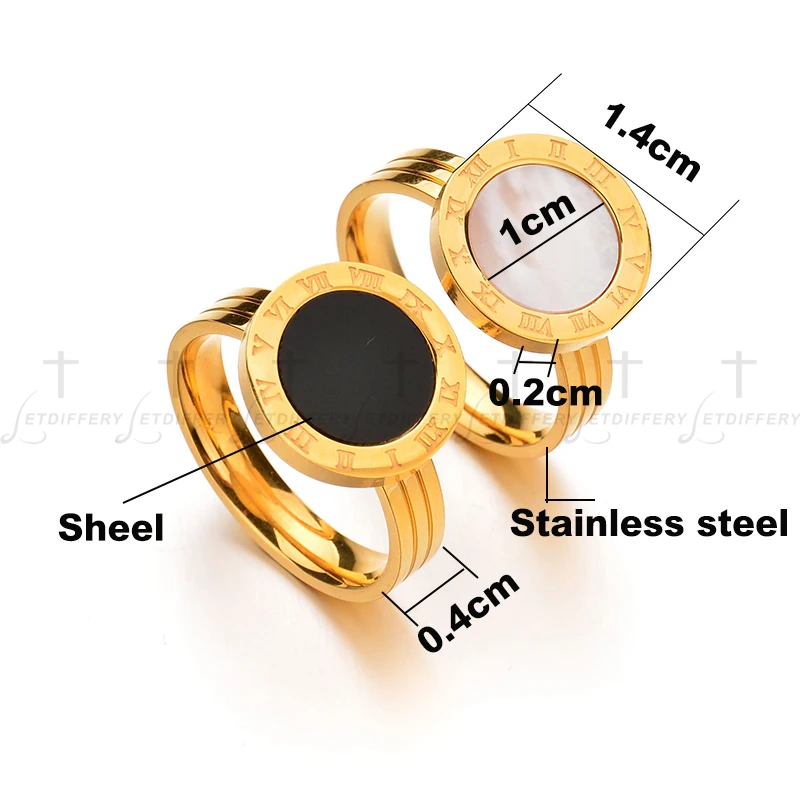 Женское кольцо из нержавеющей стали Letdiffery цвета розового золота в Корейском