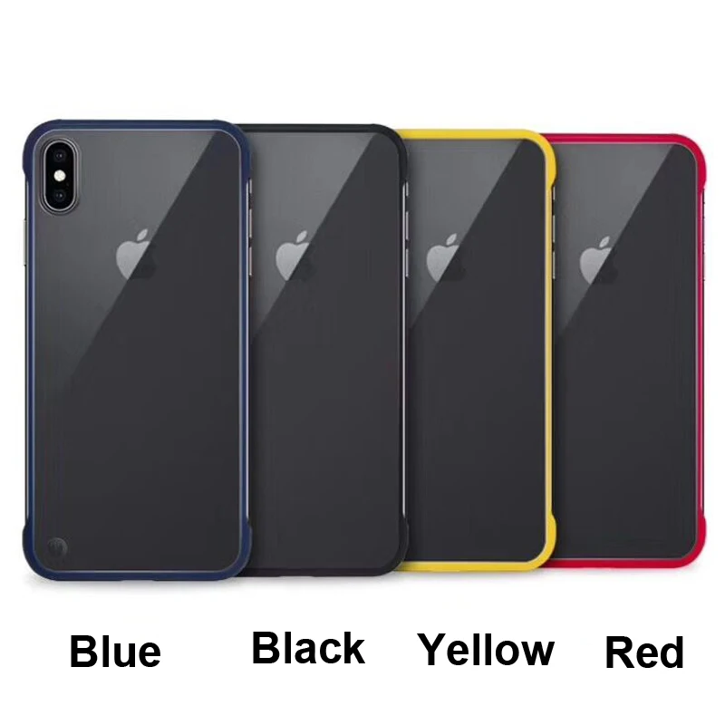 Zxtrby Ultra-thin Without Frame Phone Case for iPhone 6 6S 7 8Plus X XS XR Max Matte Back Shell Coque Capa |