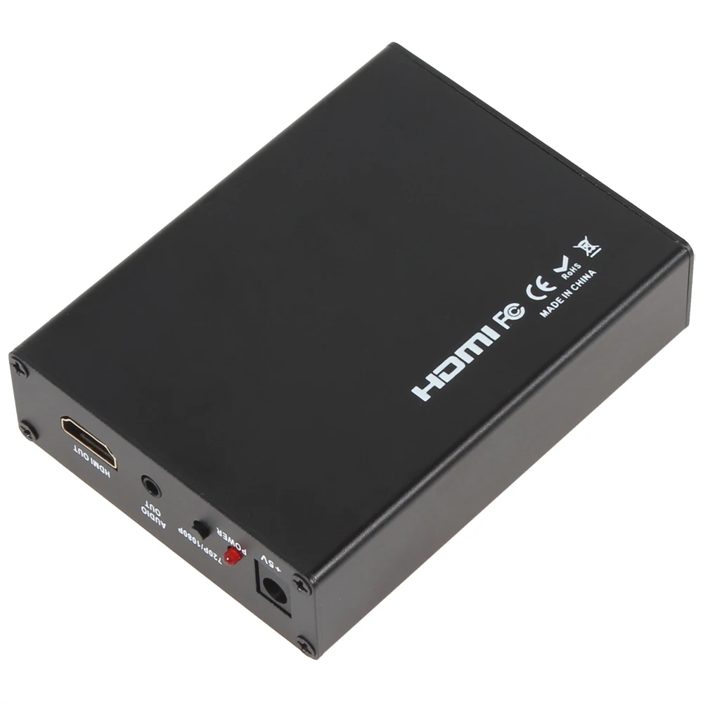 Входные видеосистемы NTSC/PAL/SECAM Цифровое шумоподавление 1080p HDMI к Scart конвертер для