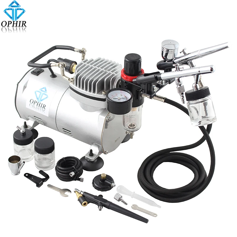 Краскопульт OPHIR 0 3 мм 35 8 Airbrush пистолет с воздушным компрессором для моделей хобби