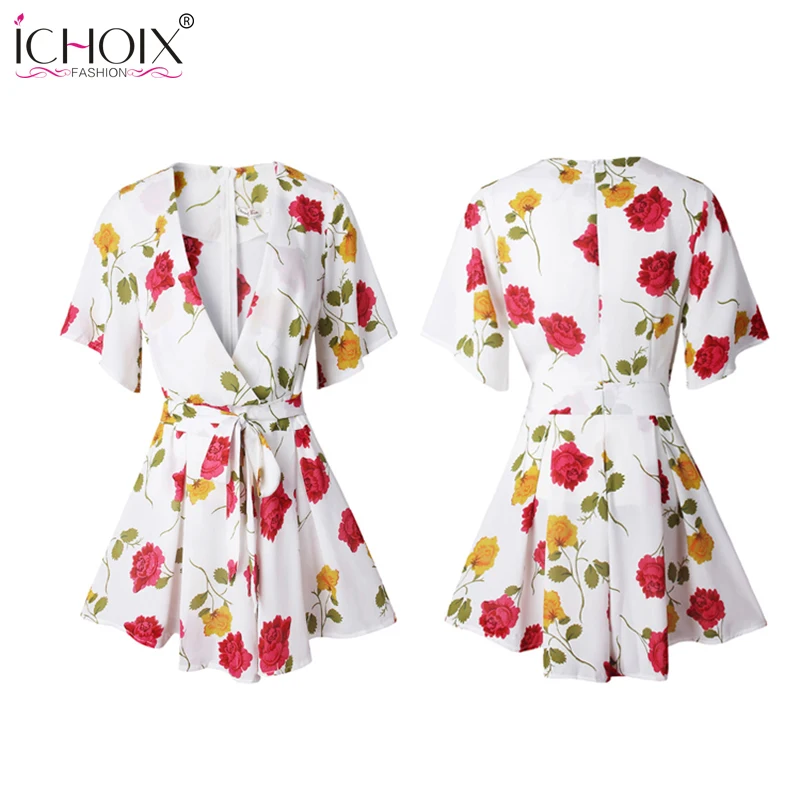 2017 сезон: весна–лето принтом платье с цветочным рисунком пикантные элегантные