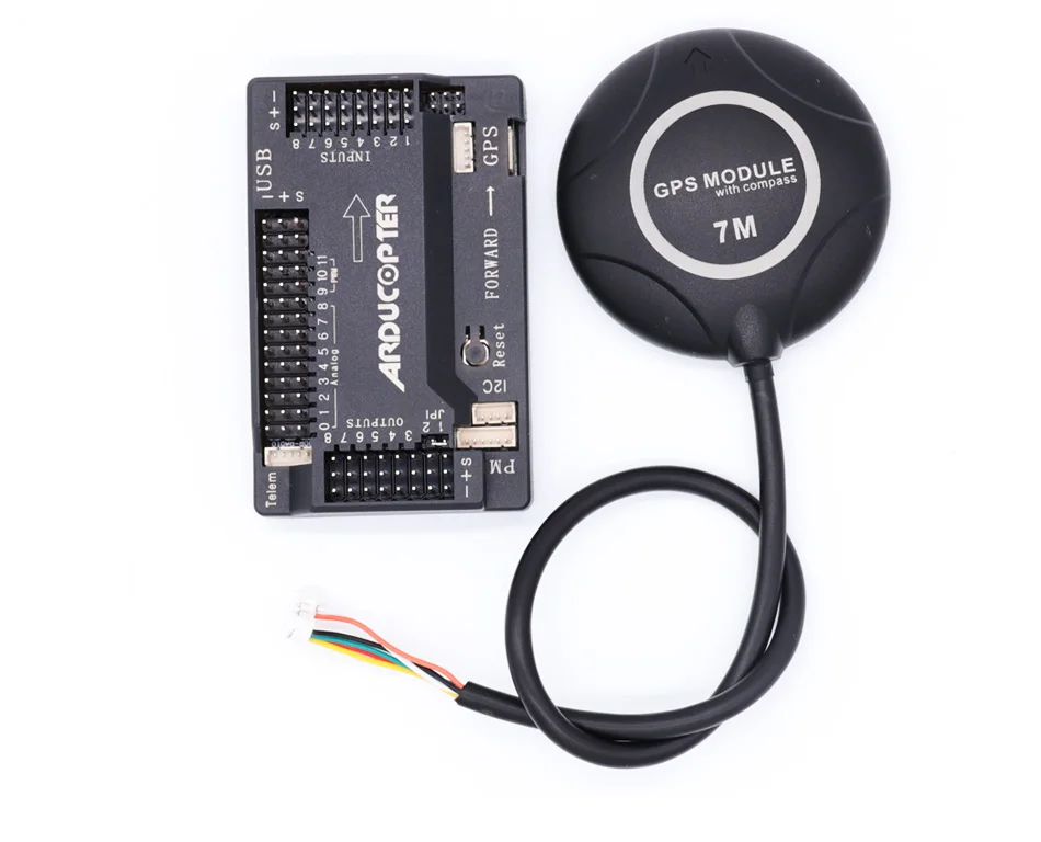 Контроллер полета ardupilot APM2.8 APM 2 8 7 м gps встроенный в Compas 5 6 модернизированный с