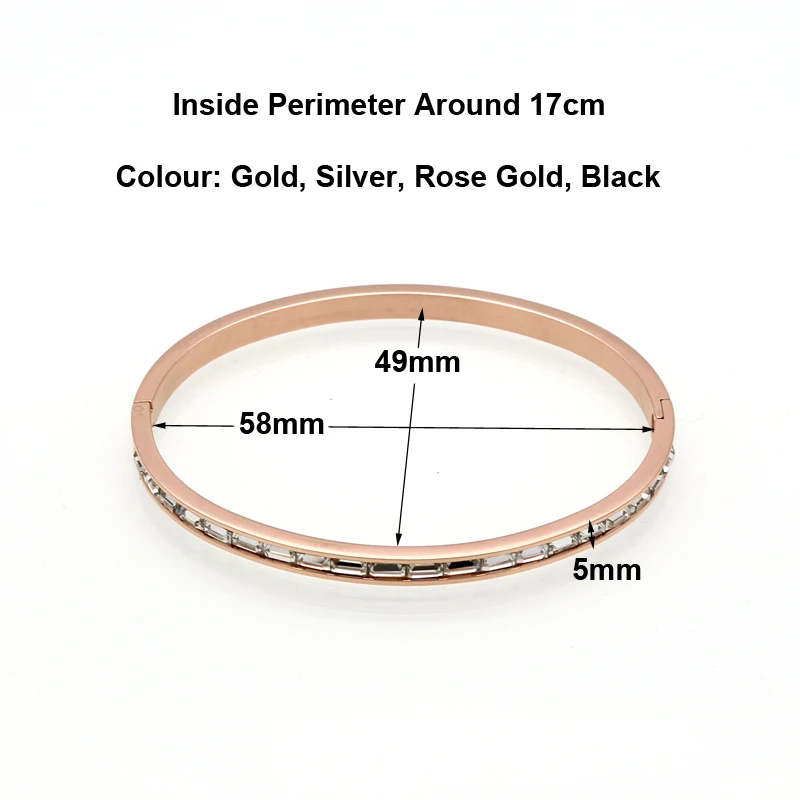Новое поступление 4 цвета прямоугольные хрустальные браслеты и на запястье