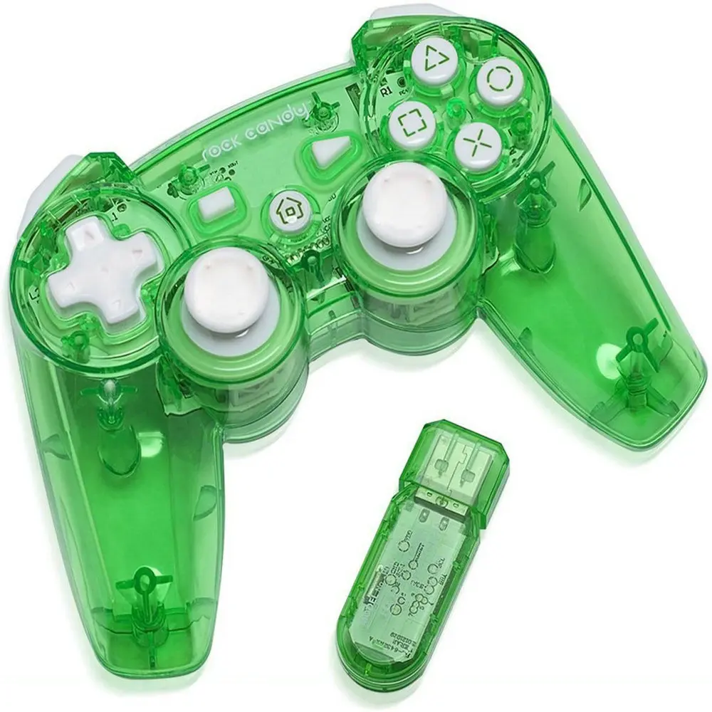 Беспроводной геймпад для консоли PS3 контроллер для PS 3 игровой джойстик 2,4 ГГц Joypad - Цвет: Dark green