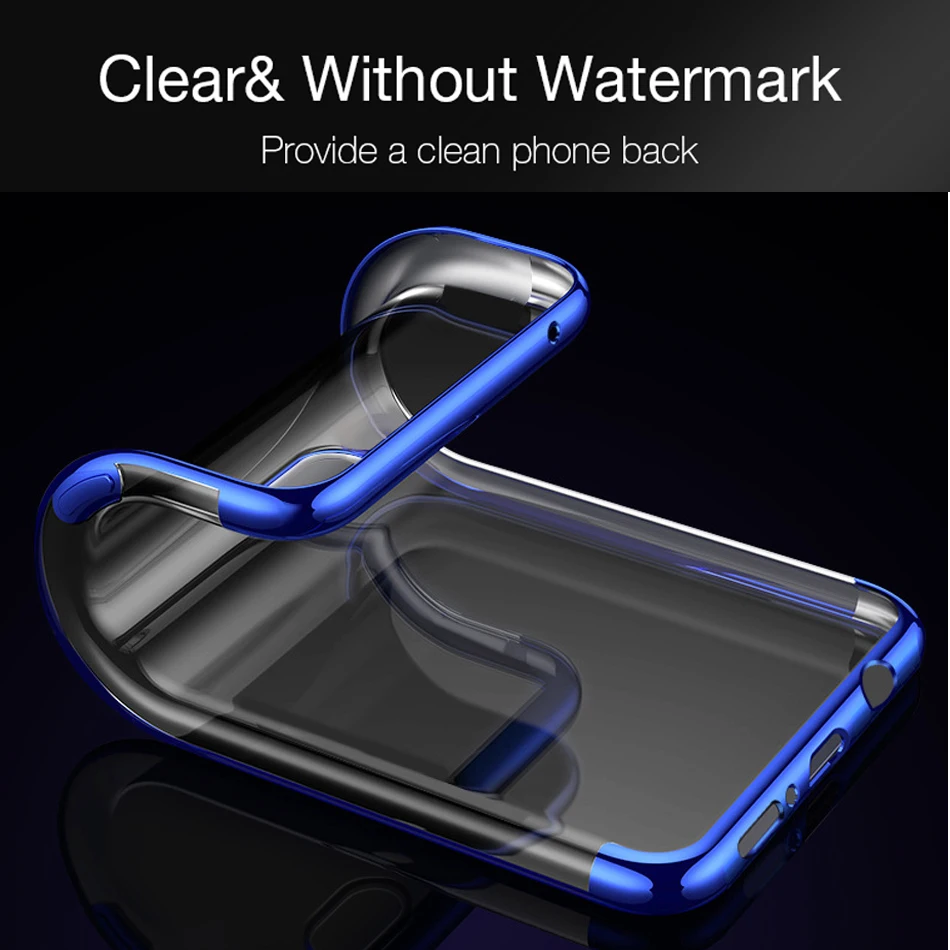 Покрытие прозрачный чехол для huawei P Smart case Slim Fit Прозрачный Силикон Ясно Мягкая