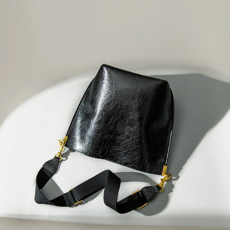 Высококачественные винтажные сумочки ведра с масляным вощеным рисунком сумки